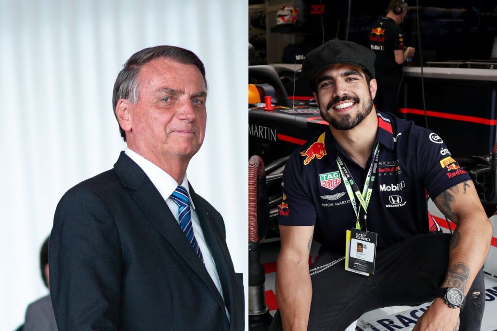 Caio Castro faz jantar para Bolsonaro e mais 20 pessoas na Flórida