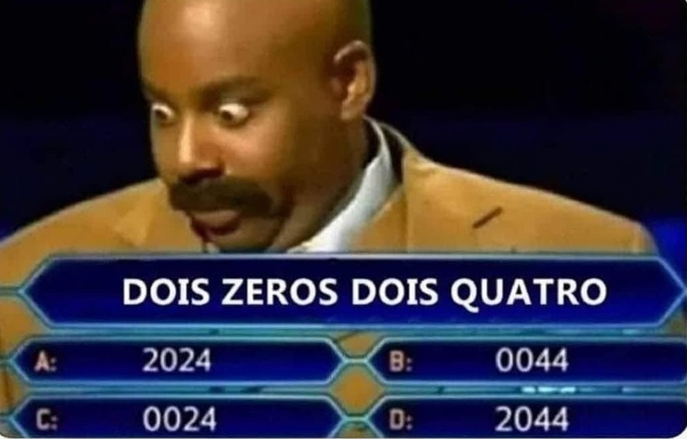 Onde é que tem DOIS ZEROS DOIS QUATRO? - Bangu News