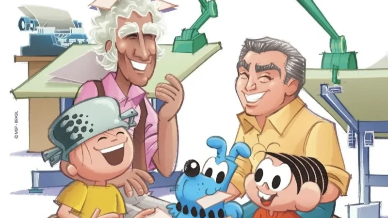 A Homenagem de Mauricio de Sousa a Ziraldo