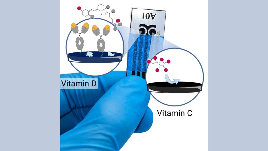 Chip bioeletrônico detecta vitaminas C e D na saliva em menos de 20 minutos