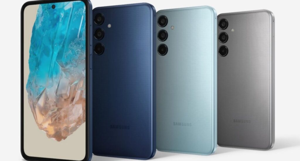Galaxy M55 é lançado no Brasil com bateria gigante e será atualizado até o Android 18
