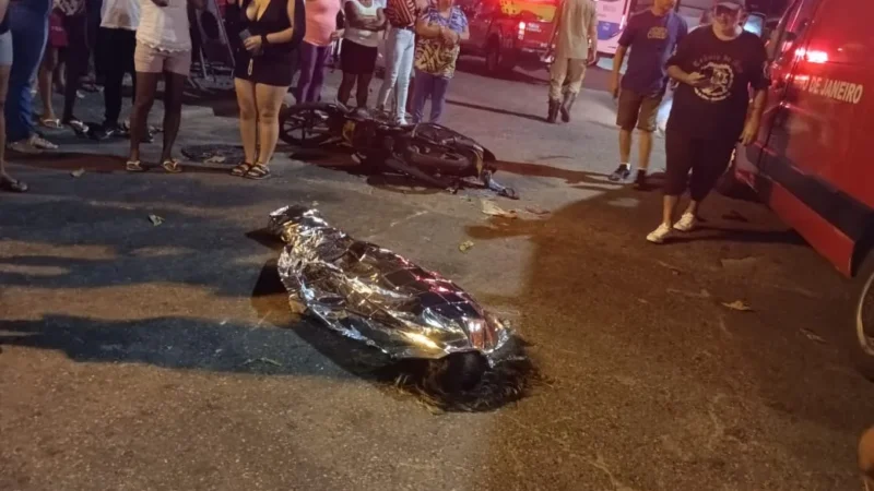 Jovem morre num acidente de moto em Sepetiba