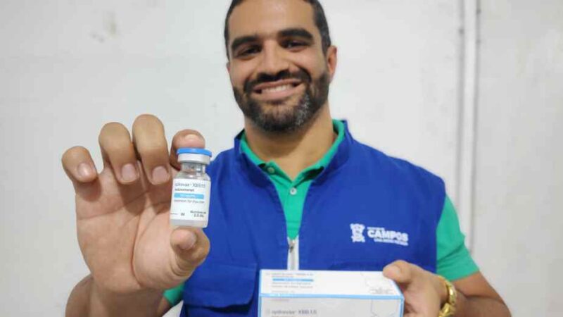 Campos recebe novas doses da vacina Spikevax contra a Covid-19