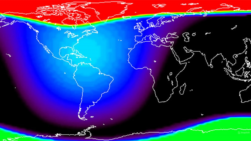 Explosão no Sol causa evento de absorção da calota polar da Terra