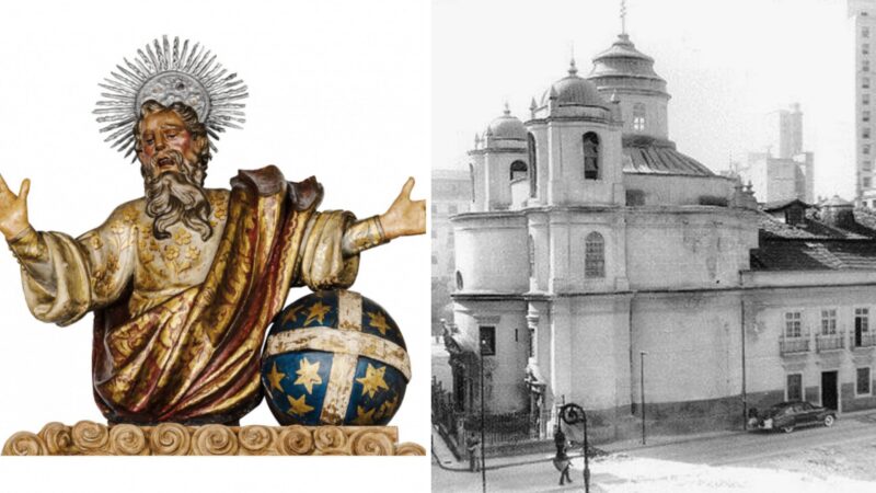 Imagem histórica de igreja demolida do Centro do Rio está sendo leiloada por R$ 900 mil