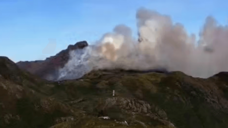 Incêndio de grandes proporções atinge Parque Nacional do Itatiaia