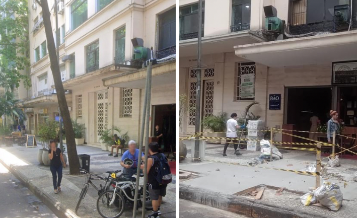 Moradores de Copacabana denunciam remoção em massa de árvores