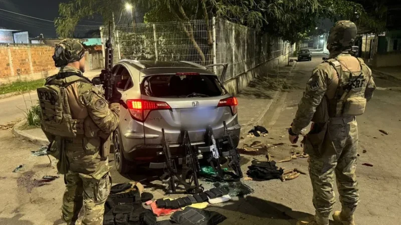 ( Imagens fortes) PRF cancela CPF de quatro milicianos no Rio