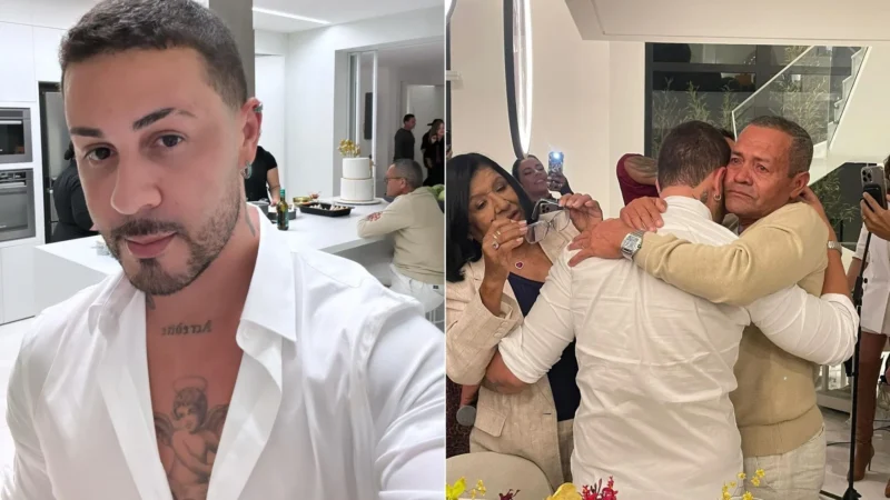 Carlinhos Maia expressa gratidão pelo suporte recebido ao divulgar diagnóstico de câncer do pai: “Fiquei em choque e desesperado”