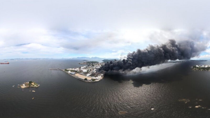 MPRJ investiga incêndio em fábrica de óleo e pede relatório detalhado ao Inea
